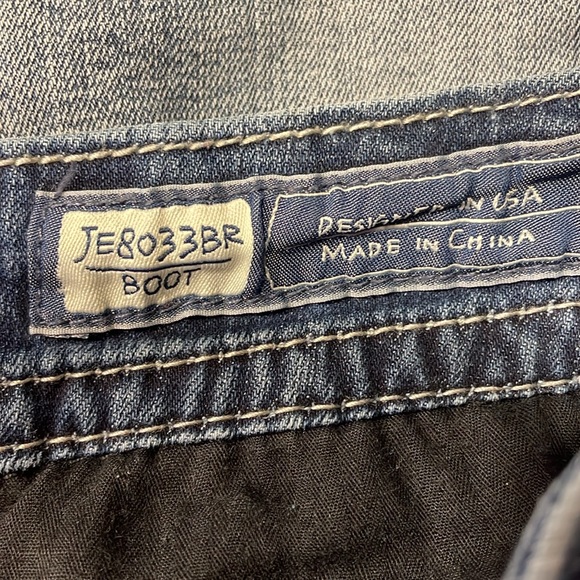 MissMe Boot Cut Jeans JE8033BR Size 31 - Picture 4 of 8